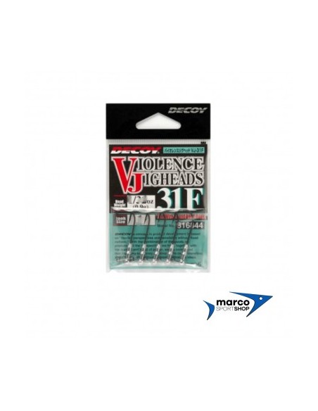 Decoy Violence Jighead 31F Amo 1/0 Peso 1,8 gr