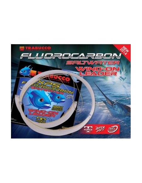 Trabucco XPS Flurocarbon Saltwater Wind-On Leader 10 mt 50 lb Ø 0.68mm