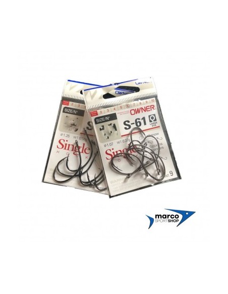 Owner Single Hook S-61 Misura 1/0