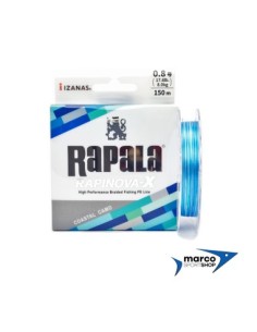 Rapala Rapinova-X Coastal Camo Ø 0,0148 mm 8 Kg PE 0.8