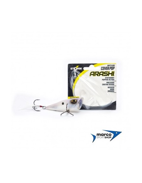 Storm Arashi Cover Pop 8 cm 14 gr Ghost Pearl Shad