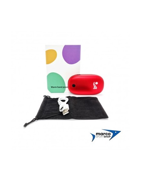 Sovendi Scaldamani Ricaricabile Colore Rosso