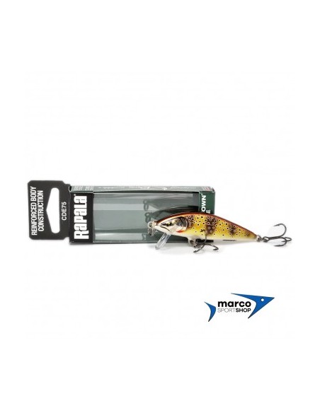 Minnow Rapala Countdown Elite 7,5 cm 10 Gr Gilded Mediterranean Trout
