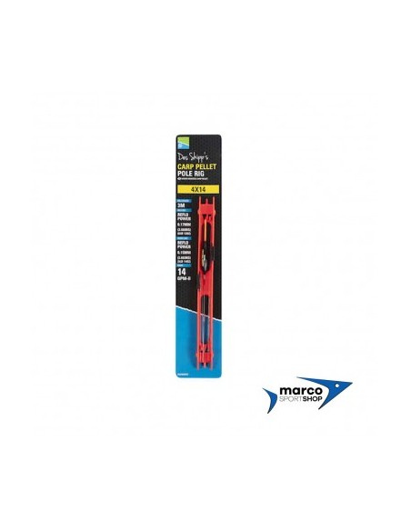 Preston Innovation Lenza Pronta da Pesca Galleggiante 4X12 Amo 14