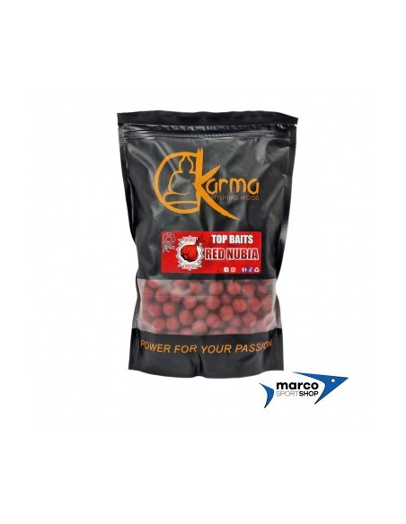 Boiles da Carpfishing Karma Bait Top Bait Red Nubia 14 mm