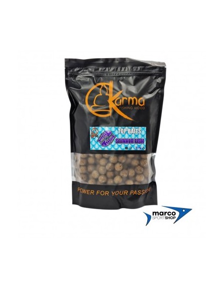 Boiles da Carpfishing Karma Bait Top Bait Stinker Fish 14 mm