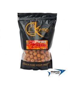 Boiles da Carpfishing Karma Bait Top Bait Red Krill 20 mm