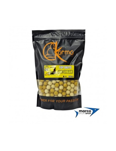 Boiles da Carpfishing Karma Bait Top Bait Joe Cream 14 mm