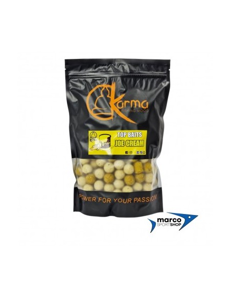 Boiles da Carpfishing Karma Bait Top Bait Joe Cream 20 mm