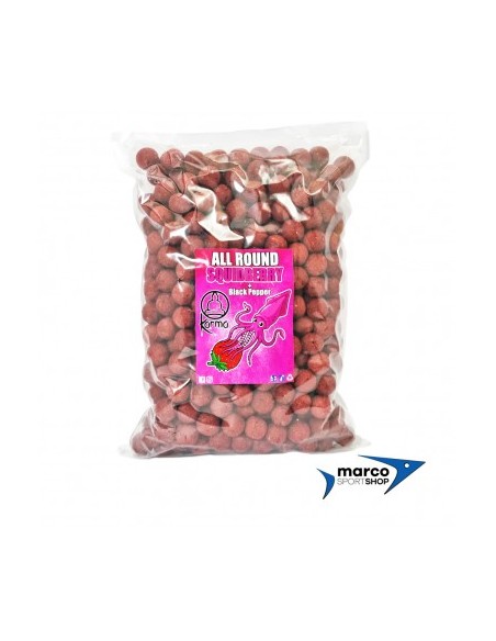 Boiles Karma Bait All Round SquidBerry e Black Pepper 20 mm