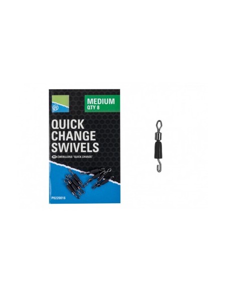 Preston Quick Change Swivels Medium