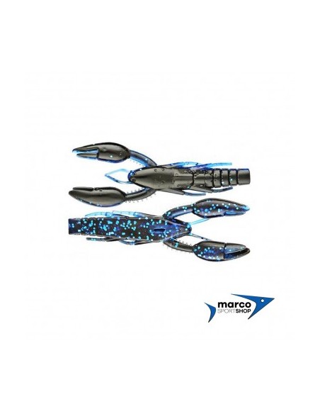 Gambero siliconico Gary Yamamoto Psycho Dad Black/Blue W/Blue FLK