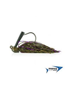 Molix Kento Big Hook Jig 3/8 Oz Green Pumpkin Red Purple