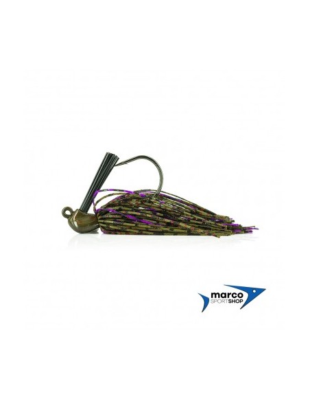 Molix Kento Big Hook Jig 3/8 Oz Green Pumpkin Red Purple