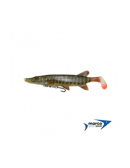 Soft Swimbait Savage Gear 4D Pike Shad Colore Striped Pike