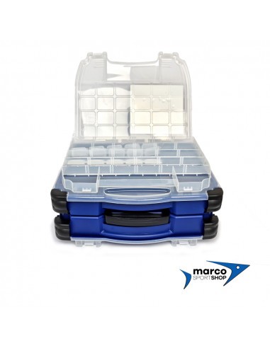 Valigetta da Pesca Plano Lockjaw Layered Satchel Double 30-104 Blue