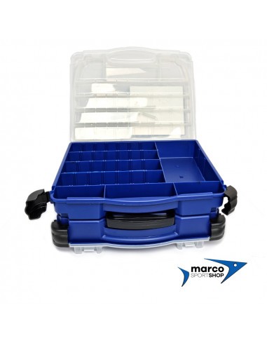 Valigetta da Pesca Plano Lockjaw Layered Satchel Double 30-104 Blue