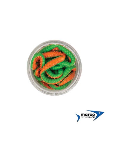 Berkley PowerBait Power Honey Worm Green Orange