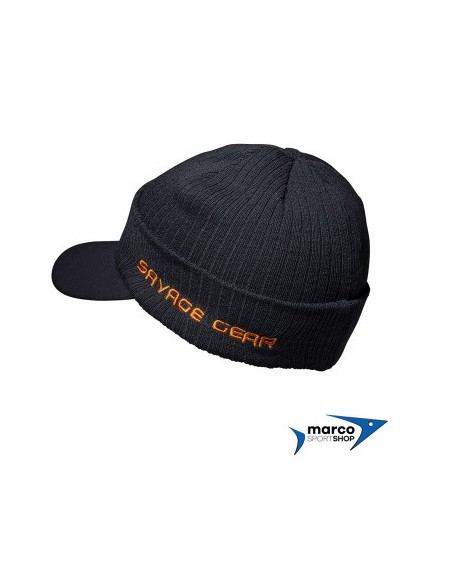 Cappello Invernale con Visiera Savage Gear Peak Beanie