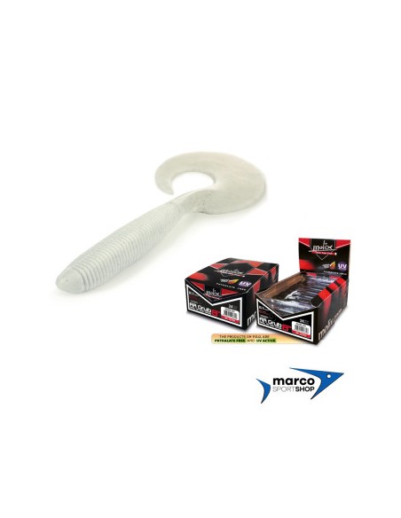 Molix RA Grub 8" Bulk Colore Bianco Latte