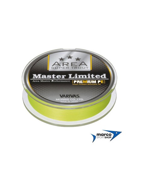 Treccia da Trout Area Varivas master Limited Super PE Premium 0.3
