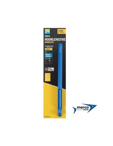 Preston Ami Legati Barbless XSH-B 15 m Amo 10 Filo 0,17 mm