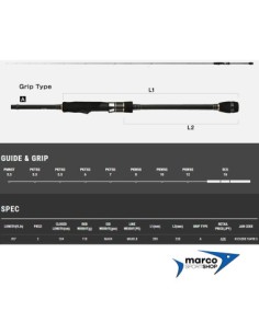 Canna da Eging Tailwalk Egist SSD 86 ML 2
