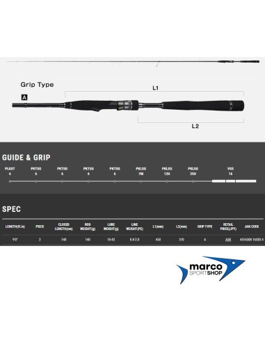 Tailwalk Hi-Tide SSD 90 M 10-42 Gr