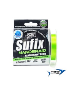 Sufix Nanobraid Chatreuse 0,04 mm 2,8 Kg