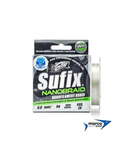 Sufix Nanobraid Aqua Camo 0,03 mm 1,9 Kg