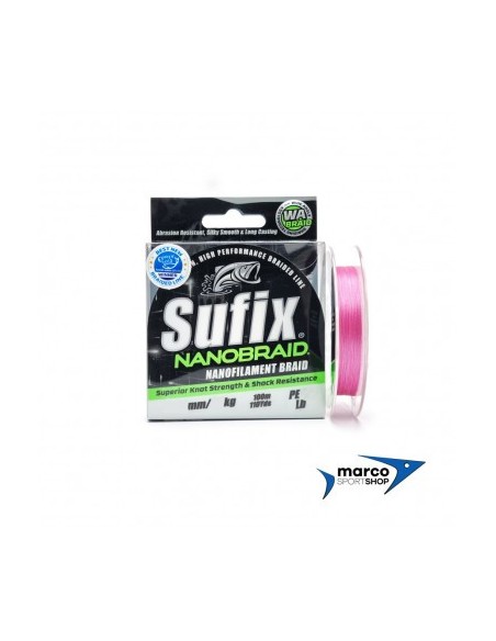 Sufix Hot Chartreuse Pink 0,06 mm PE 0.2 7 Lb
