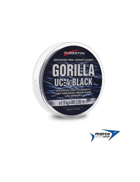 Monofilo Tubertini Gorilla UC-4 Black 1000 Mt 0,18 mm