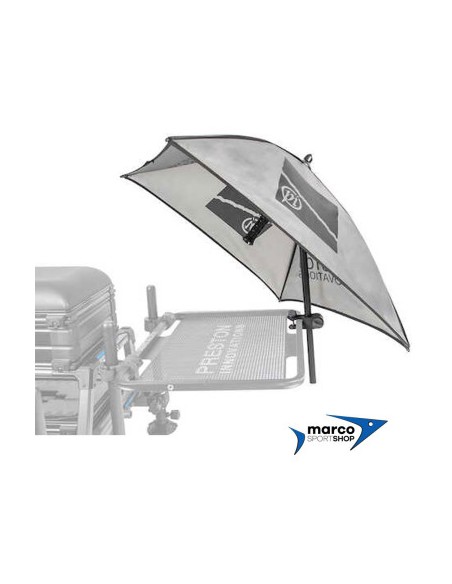 Ombrello per Esche Preston Offbox Grey Bait Brolly