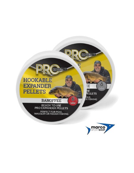 Sonubaits Hookable Expander Pellets Banoffee 6 mm