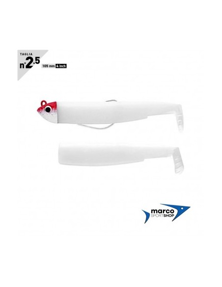 Fiiish Black Minnow 105 mm Combo Shore 8 Gr White Red