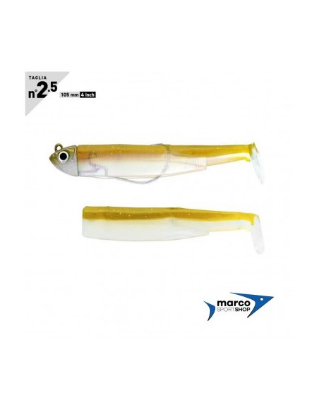 Fiiish Black Minnow 105 mm Combo Shore 8 Gr Wakasagi