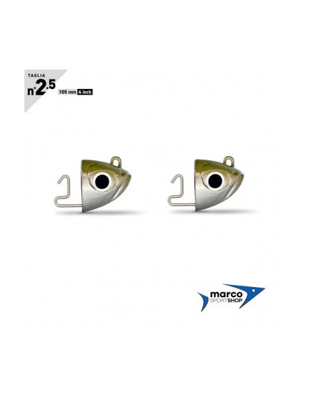 Fiiish Black Minnow Taglia 2.5 Testina Piombata Shore 8 Gr