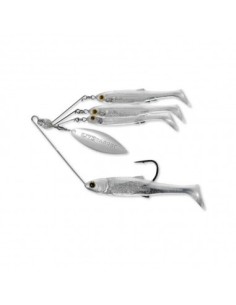 Live Target BaitBall Spinner Rig Taglia S 3/8 Oz Pearl White Silver
