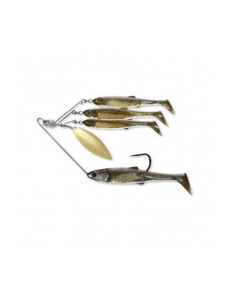 Live Target BaitBall Spinner Rig Taglia S 3/8 Oz Green Pumpkin Silver