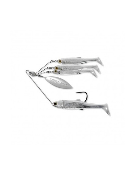 Live Target BaitBall Spinner Rig Taglia L 1/2 Oz Pearl White Silver