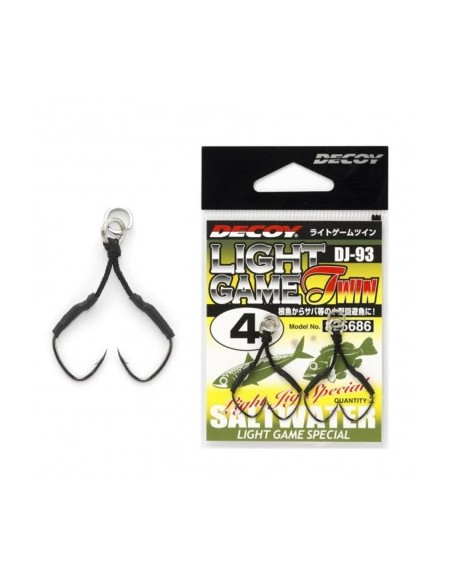 Decoy Assist Hook light Game Twin DJ-93 Twin Misura 4