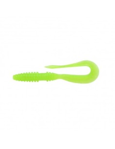 Keitech Mad Wag Mini 2.5 Clear Chartreuse Glow