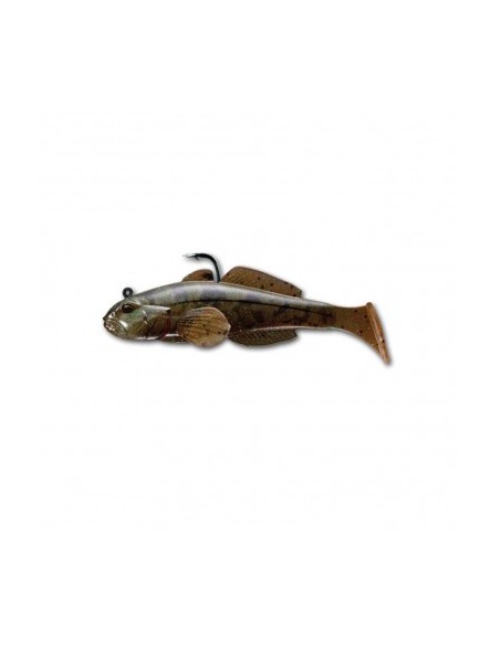LiveTarget Goby Swimbait Paddle Tail Brown Pumpkin 3/4 oz