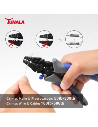 Tunala Pinza da Pesca Crimpatrice 18,2 Cm