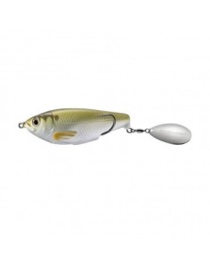 Live Target Commotion Shad 7 Cm Colore Metallic Moss