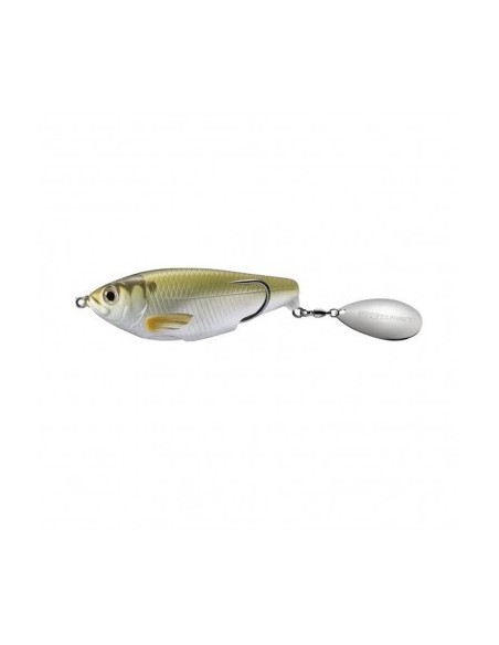 Live Target Commotion Shad 7 Cm Colore Metallic Moss