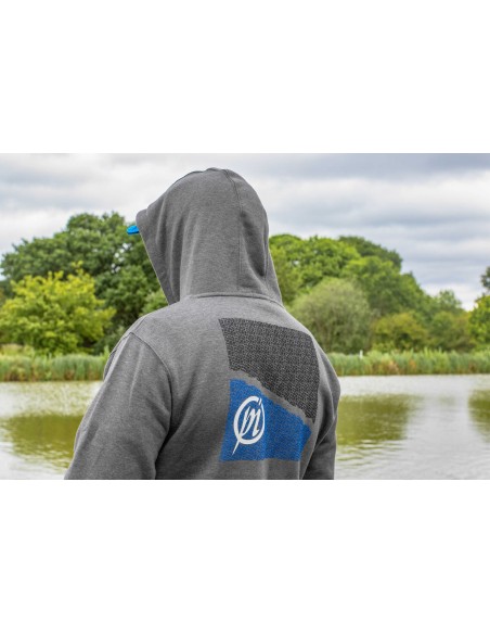 Preston Innovation Felpa Grey Zip Hoodie