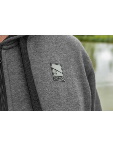 Preston Innovation Grey Zip Hoodie