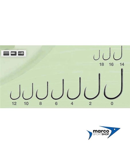 Ami da Pesca Senza Ardiglione con Occhiello Tubertini Serie 861