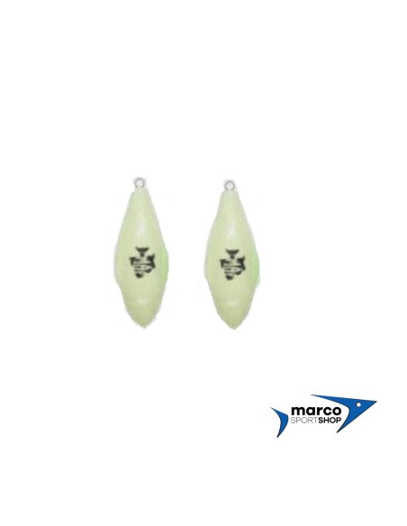 Piombo da Surfcasting in Mare Bianco Fosforescente